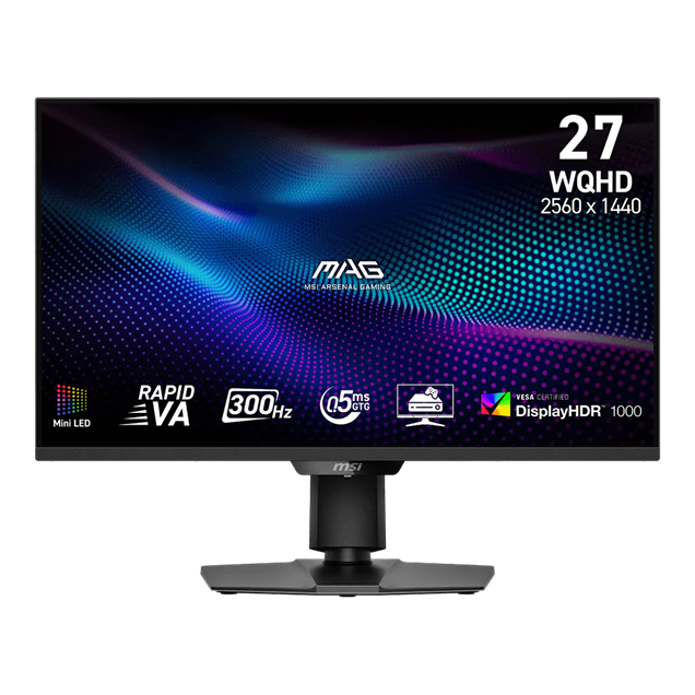 MSI   27" Gaming Monitor - Rapid VA, 300Hz, 0.5ms, HDMI, DP